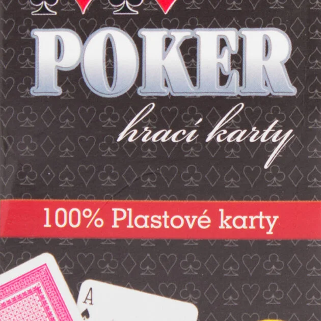 ALBI Poker plastové karty červené